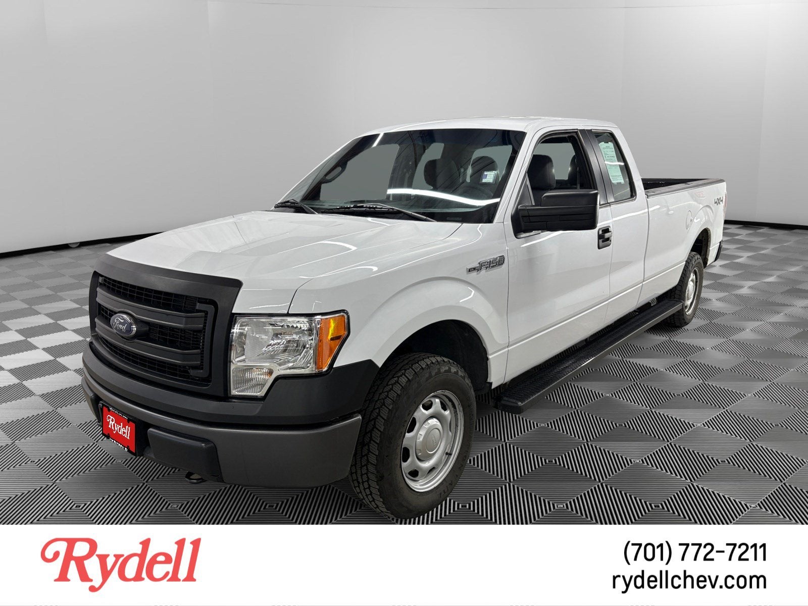 2014 Ford F-150 XL in White — front three-quarter view